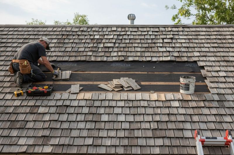 Wood Shake Roof Repair in Englewood, CO