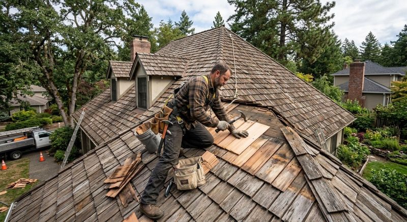 Wood Shake Roof Repair in Sedalia, CO