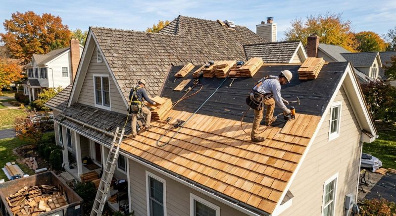 Wood Shake Roof Replacement in Bailey, CO