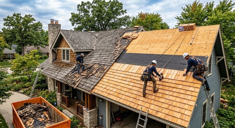 Wood Shake Roof Replacement in Park County, CO